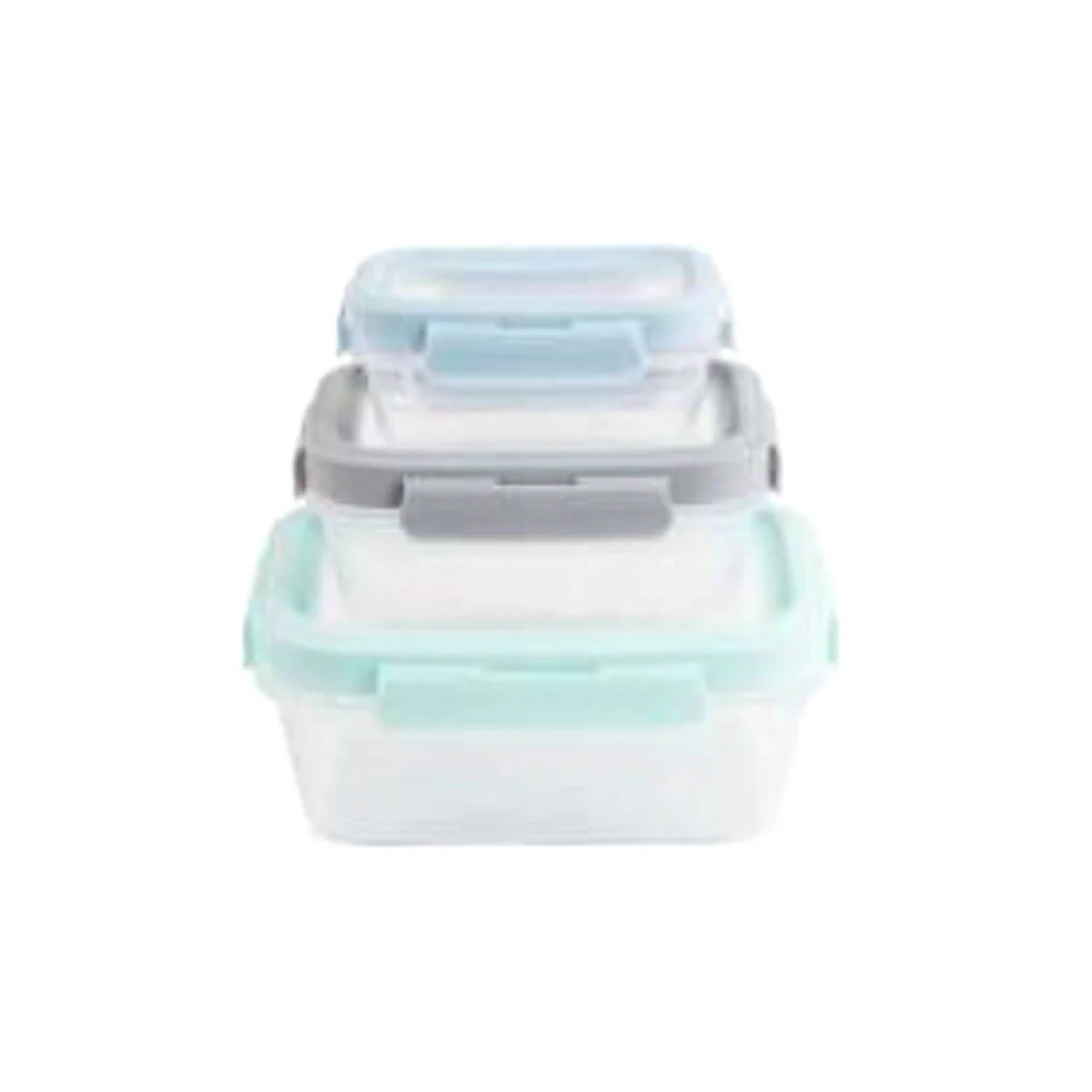 Rectangle Storage Containers Set of 3, 10oz/23oz/47oz