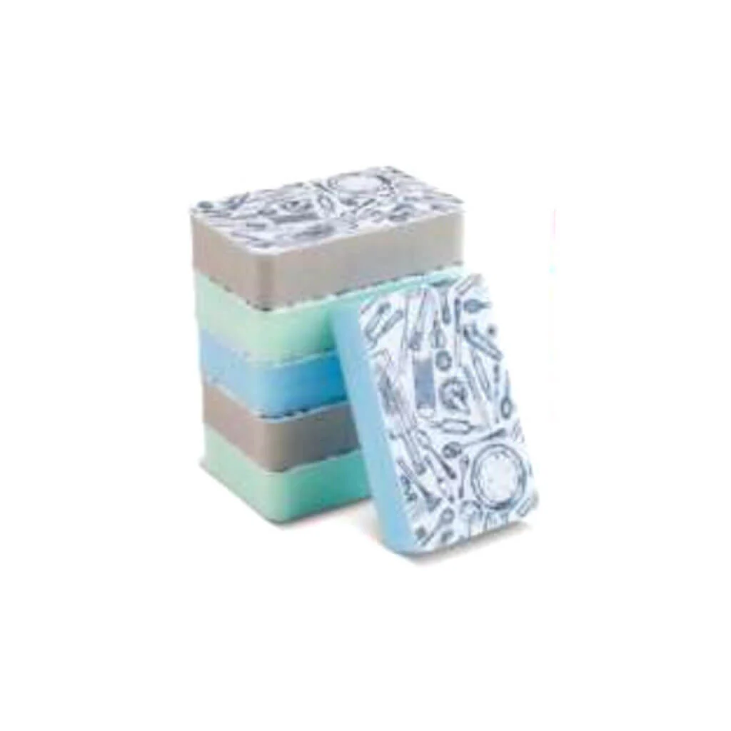 Printed Sponges Set of 6, Kitchen Sink