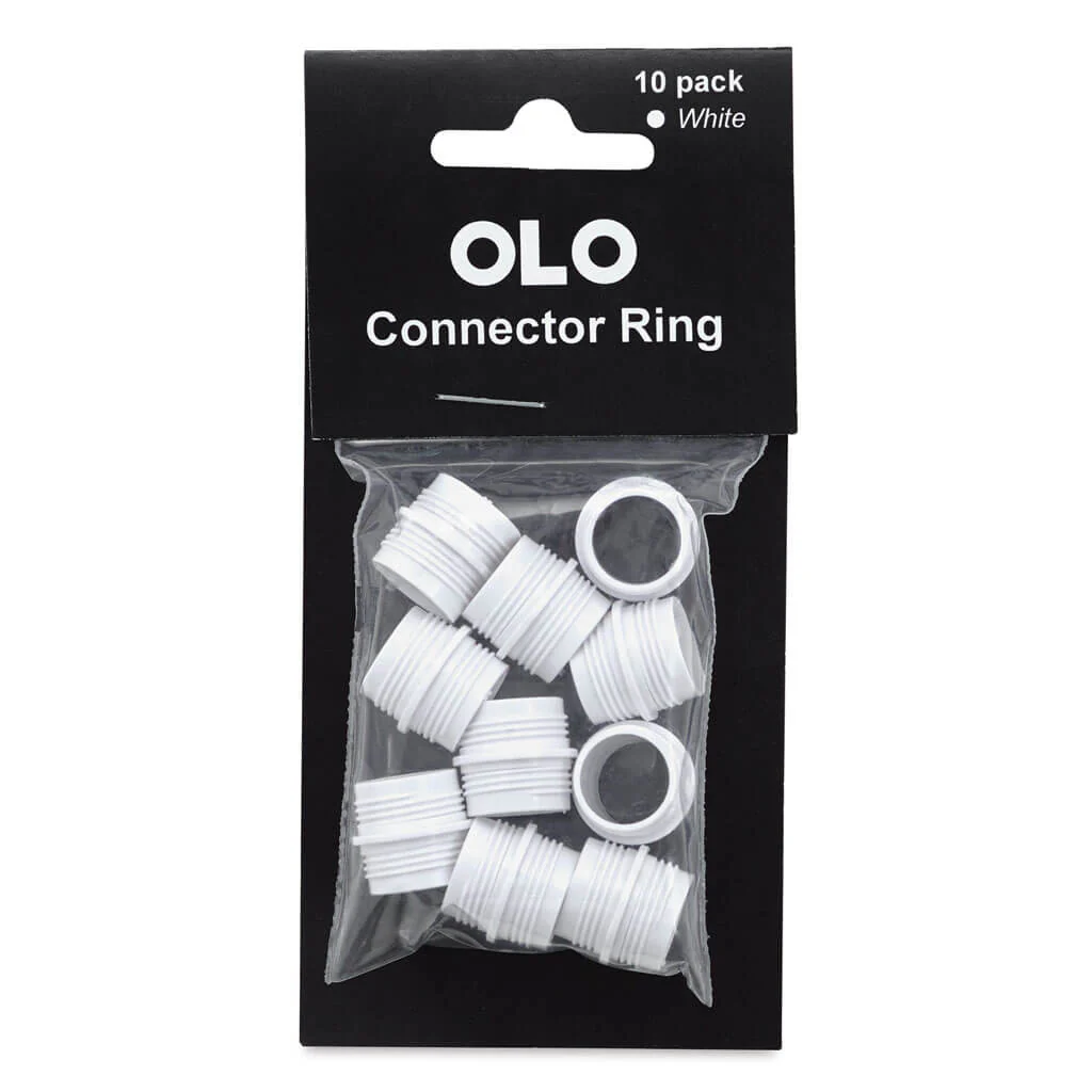 OLO Connector Ring White, 10pk