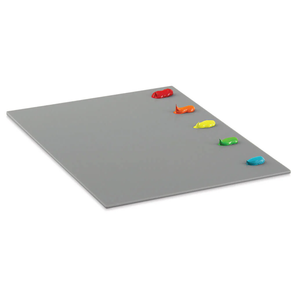 Easy View Gray Acrylic Palette Tabletop, 6-3/4" x 8-3/8"