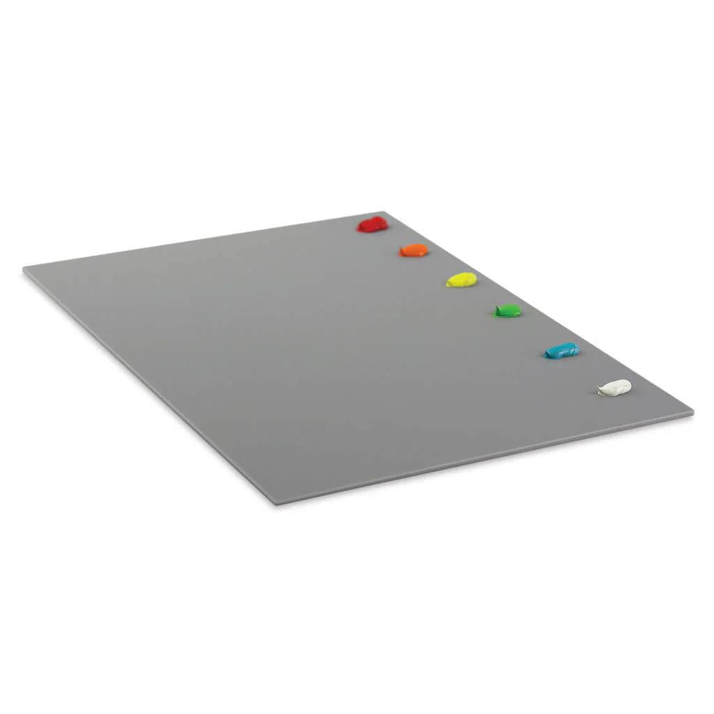 Easy View Gray Acrylic Palette Tabletop, 9" x 12"