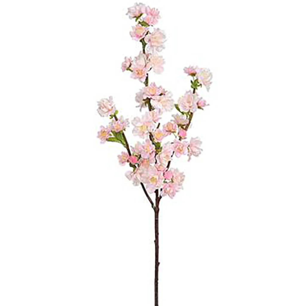 Real Touch Cherry Blossom Spray 30in Pink