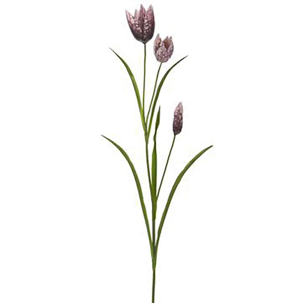 Real Touch Fritillaria Spray 27in Purple