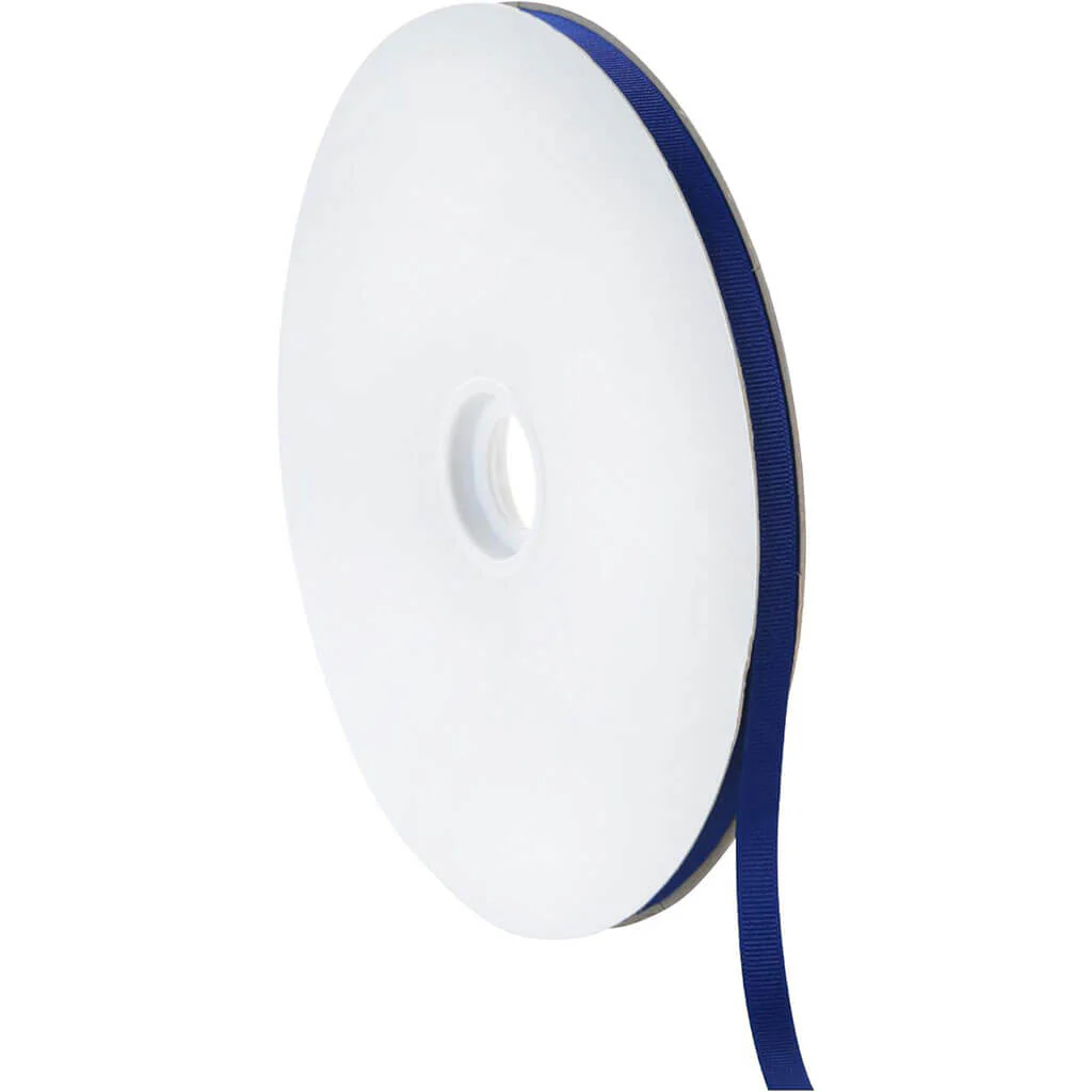 Grosgrain Craft Ribbon Light Navy, 3/8in