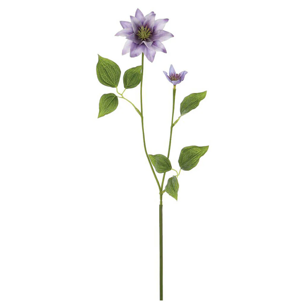 Clematis Spray 29.25in Lavender