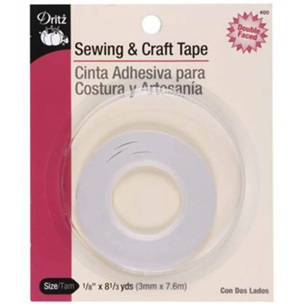 Dritz Sewing & Craft Basting Tape 1/8in x 8-1/3yd