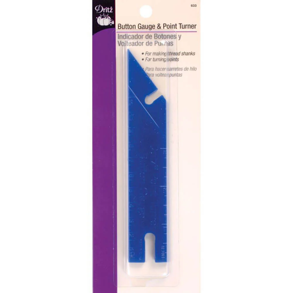 Dritz Button Gauge & Point Turner