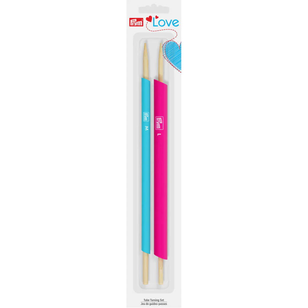 Prym Love Tube Turning Set Blue & Pink