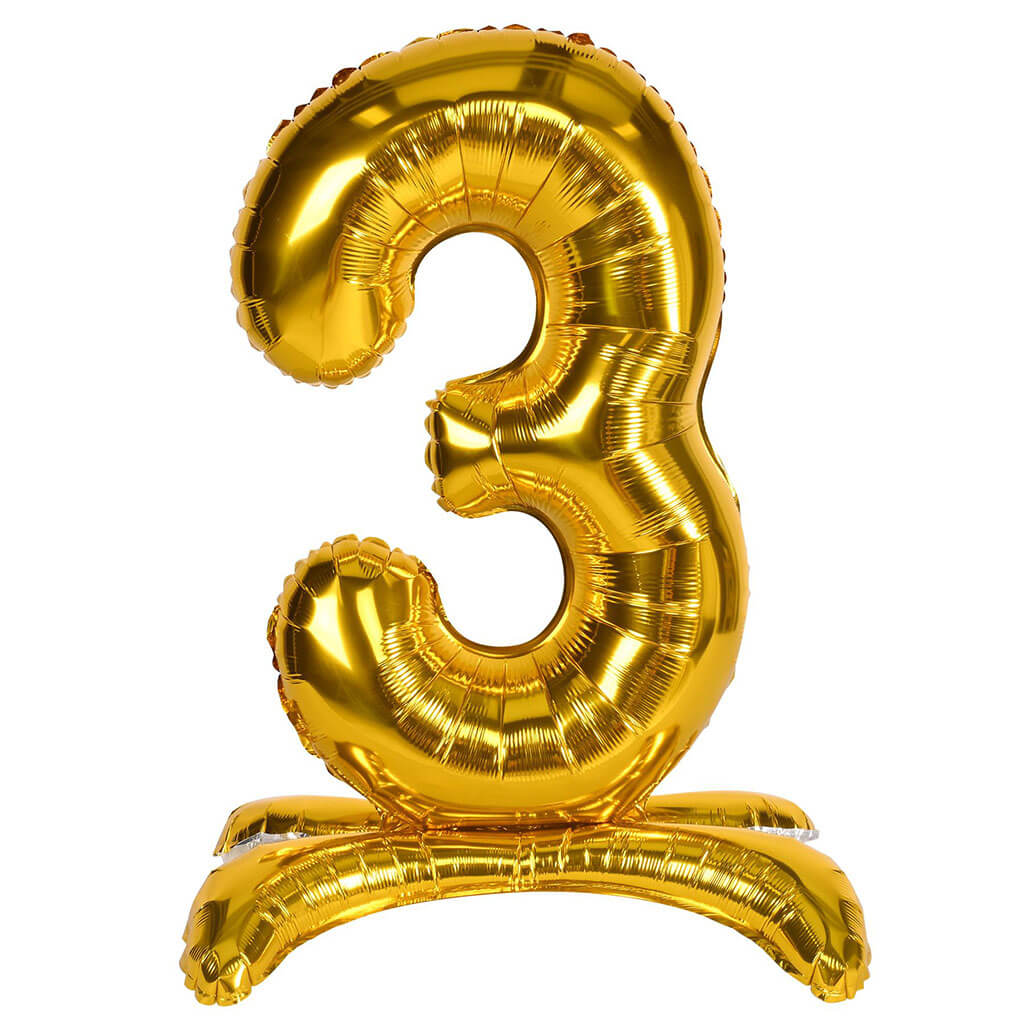 Self-Standing Balloon Number Gold - Image 3