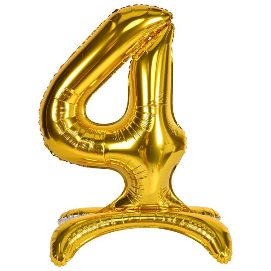 Self-Standing Balloon Number Gold - Image 4
