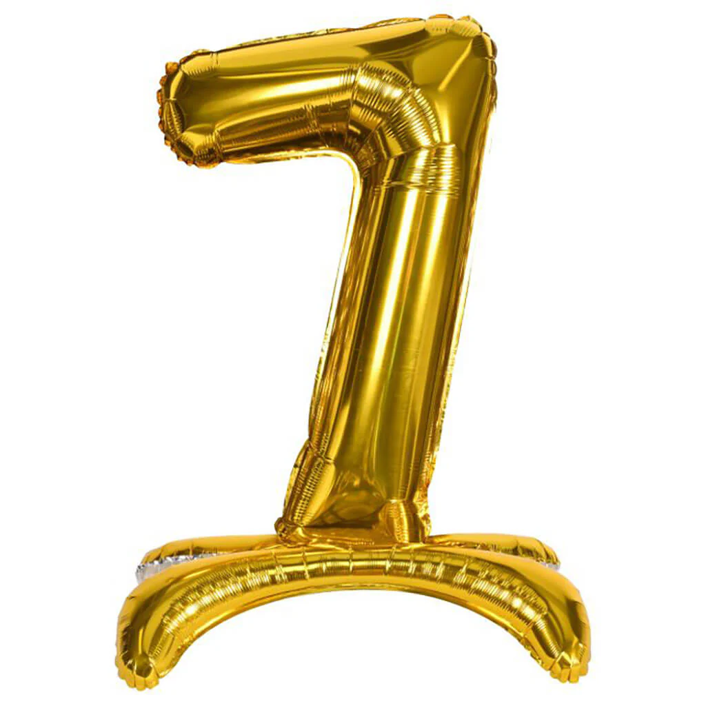 Self-Standing Balloon Number Gold - Image 7