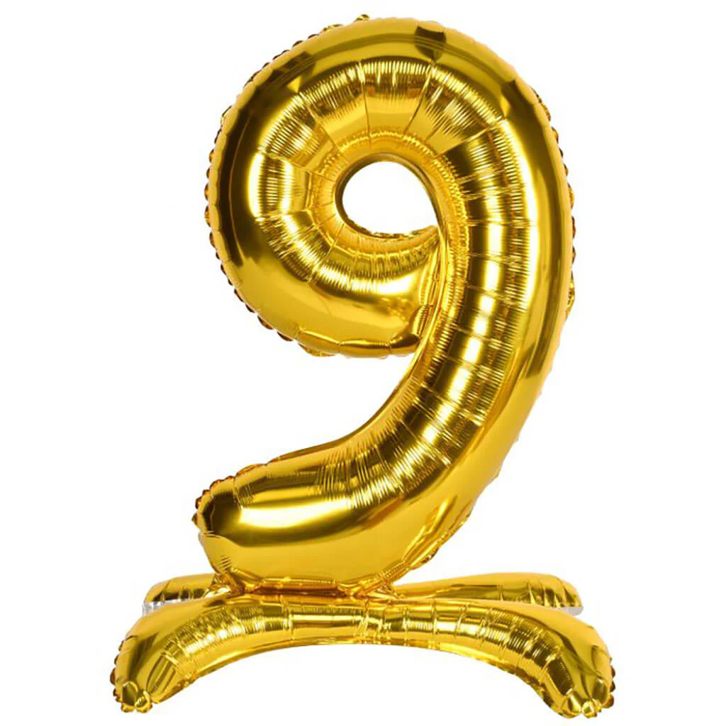 Self-Standing Balloon Number Gold - Image 9