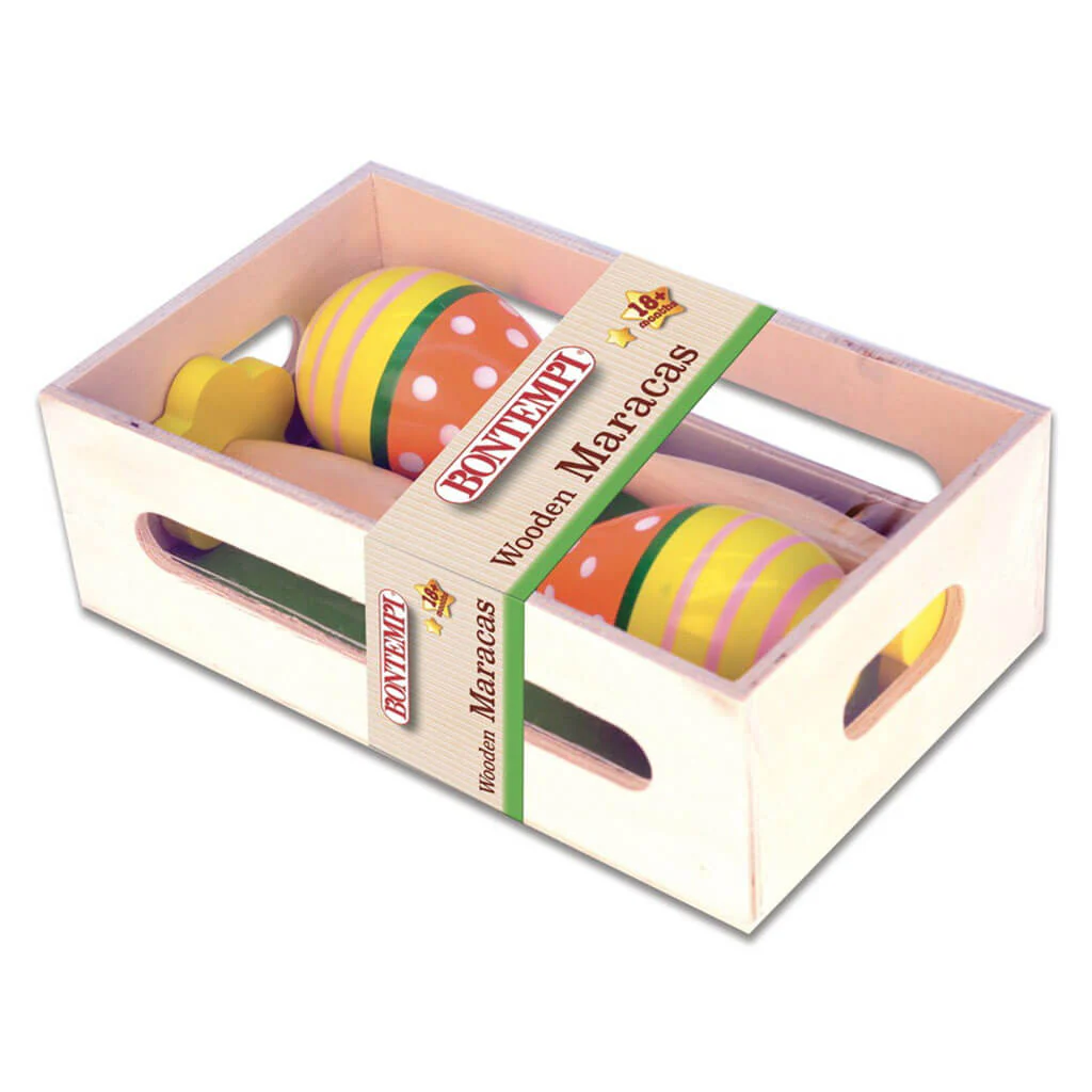 Bontempi Wooden Maracas - Image 2