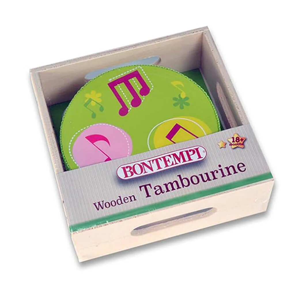 Bontempi Wooden Tambourine - Image 2