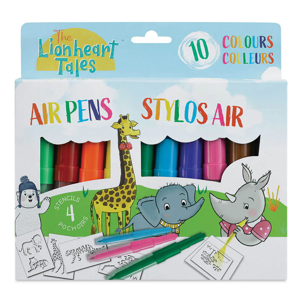 The Lionheart Tales Air Pens Set of 10