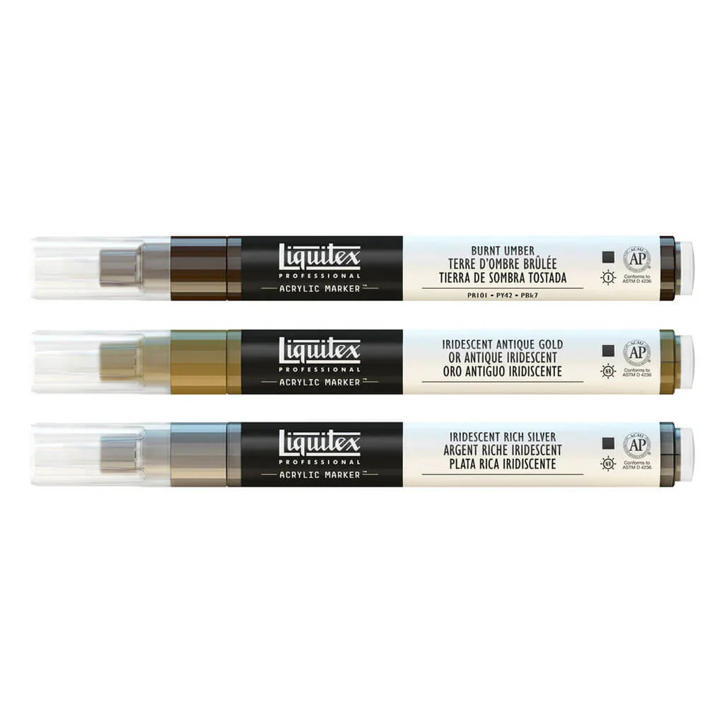 Acrylic Marker Set of 3 2mm - Image 3
