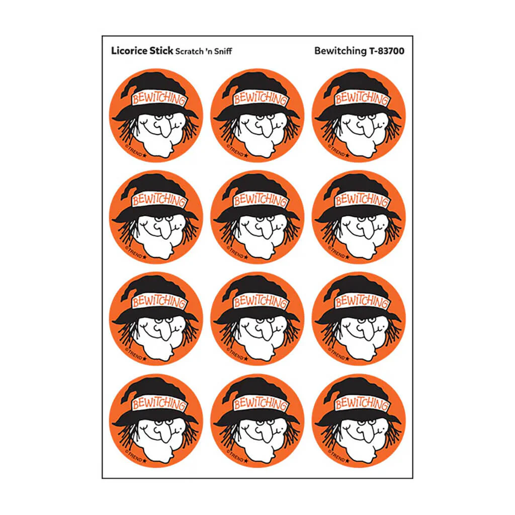Bewitching/Licorice Stick scent Retro Stinky Stickers