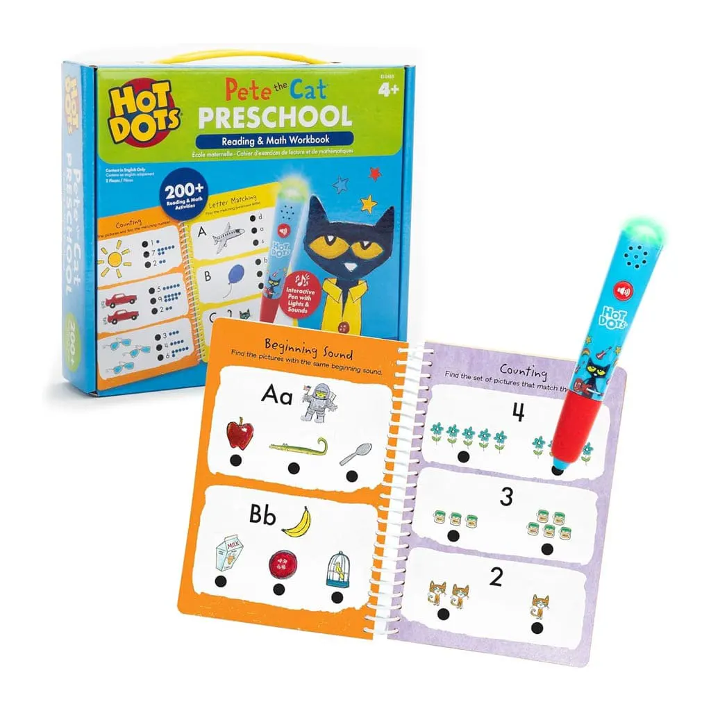 Pete the Cat Preschool Reading & Math Revamp