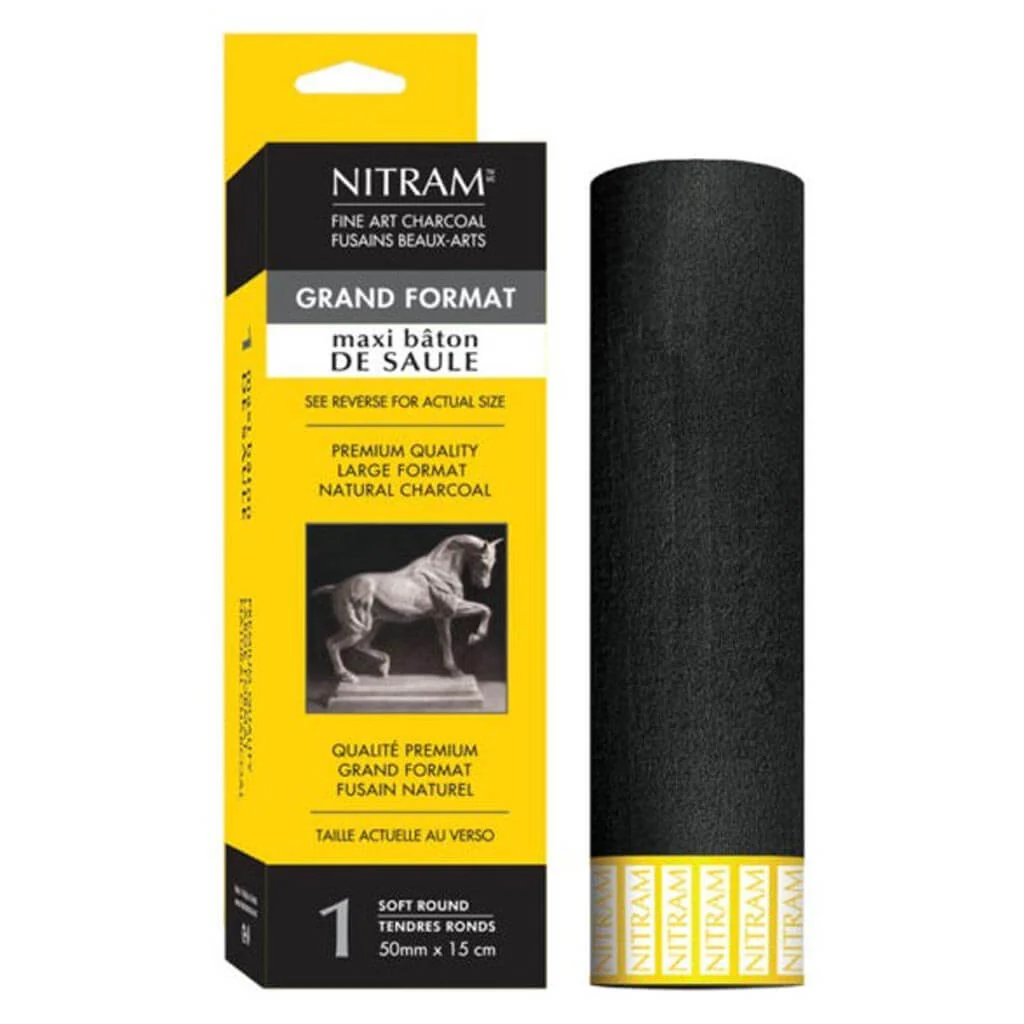 Nitram Art Beaux Arts Fusains Extra Soft Charcoal - Image 4