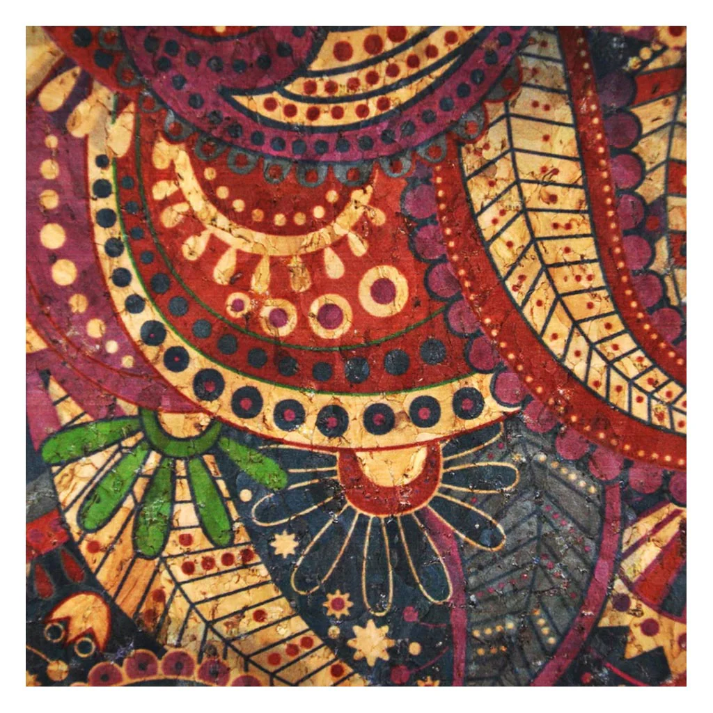 Paisley & Leaves Cork Sheets 18in x 15in, 3Pc Pk