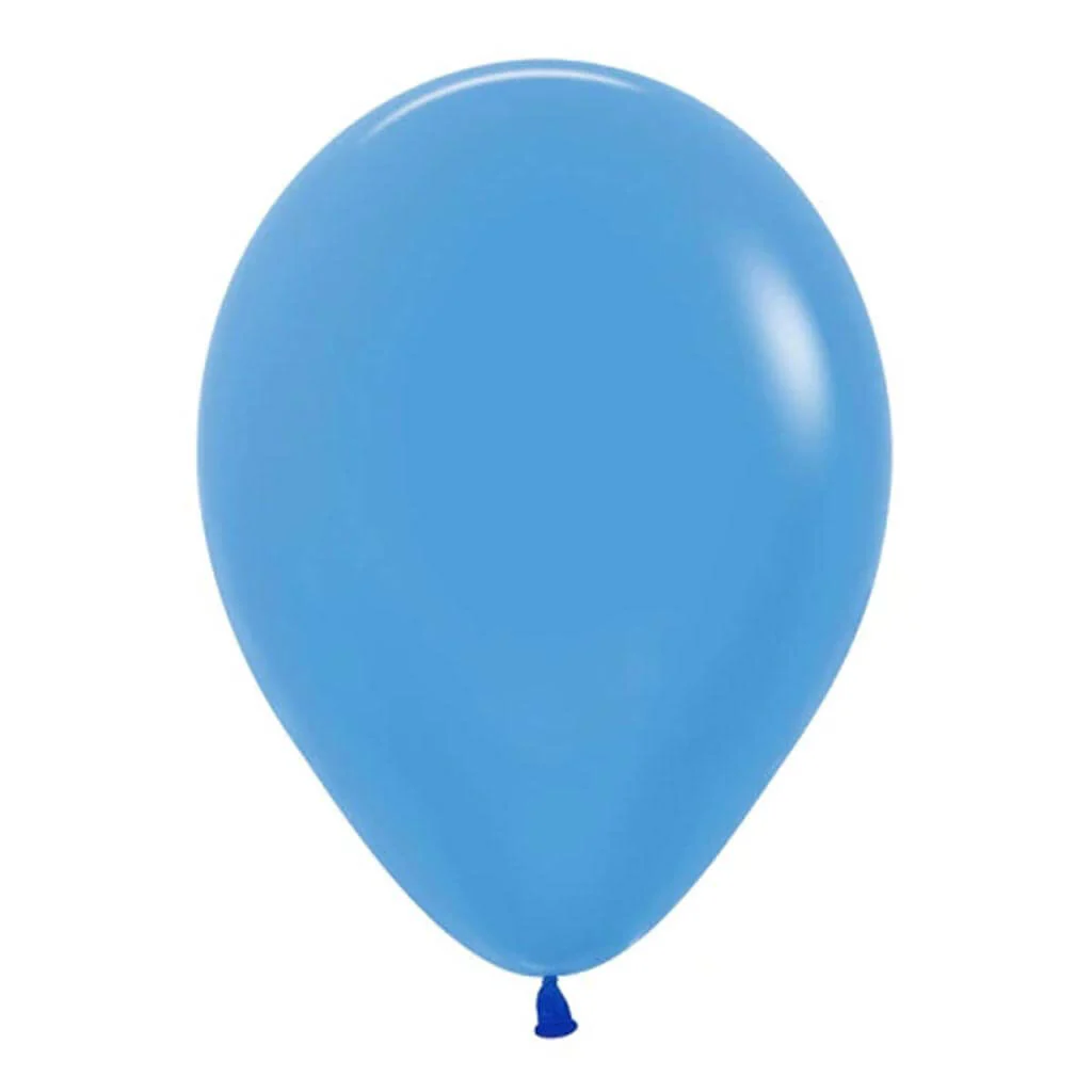 Neon Blue Latex Balloon, 11in