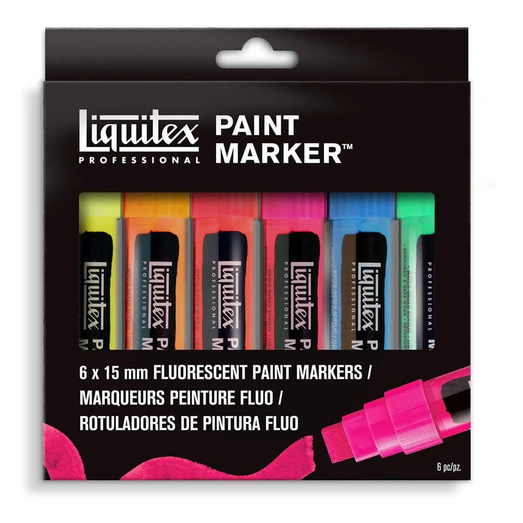 Acrylic Marker Set of 6x15mm - Image 2