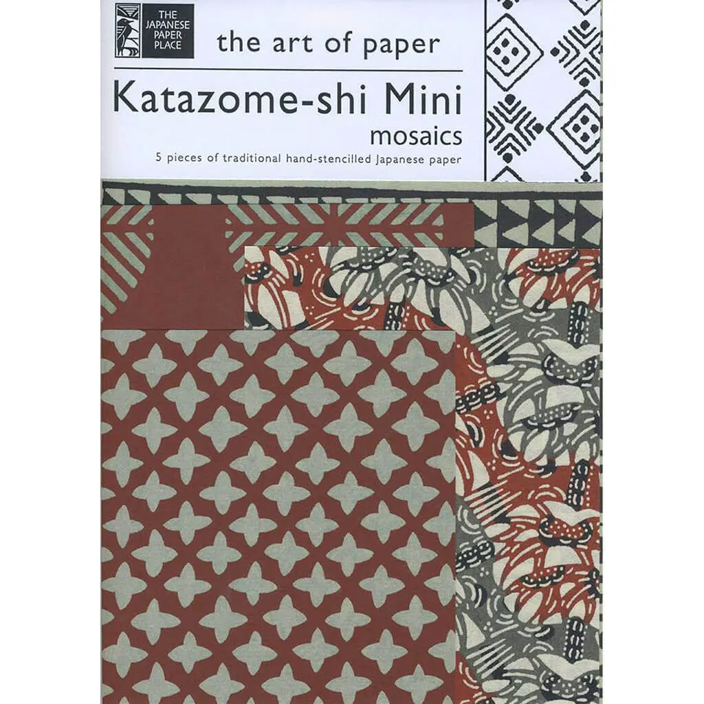 Potluck Katazome shi Mini Mosaics 6in x 8.5in
