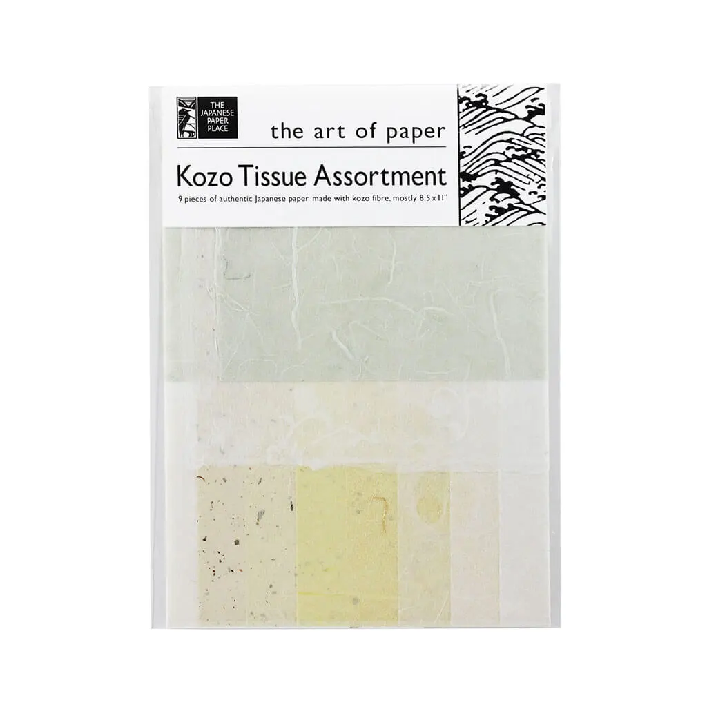 Kozo Tissue Assortment Eggshell 25g 6in x 8.5in