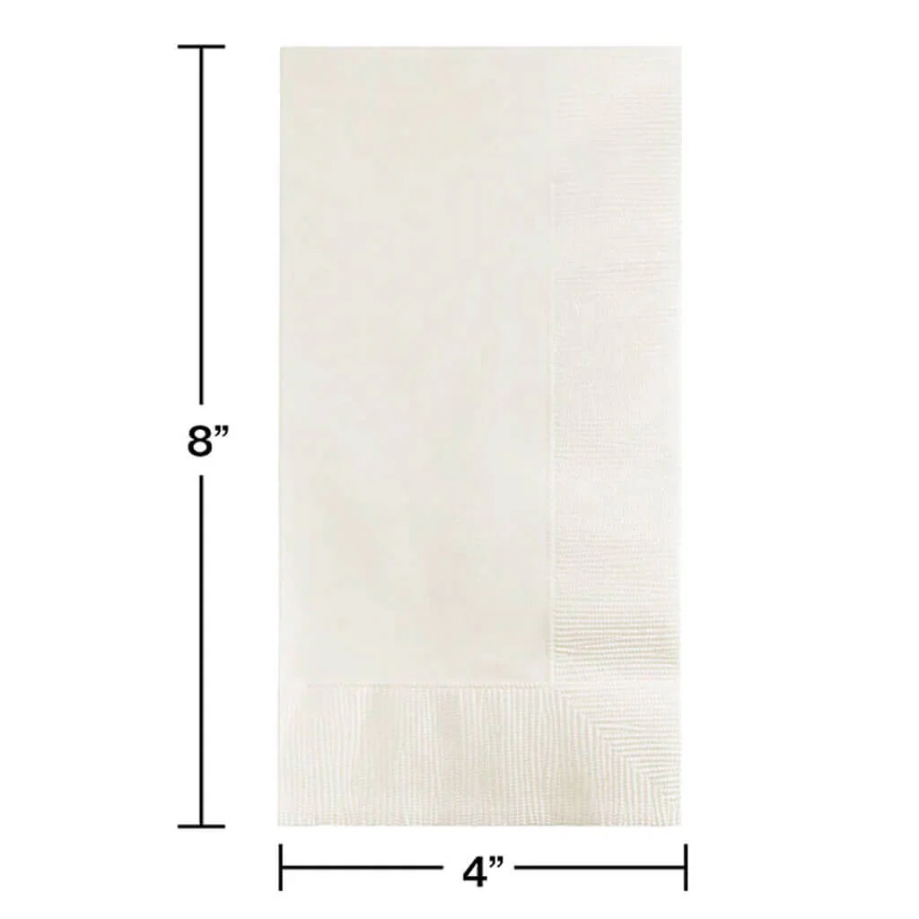 White Dinner Napkins 2Ply, 50ct