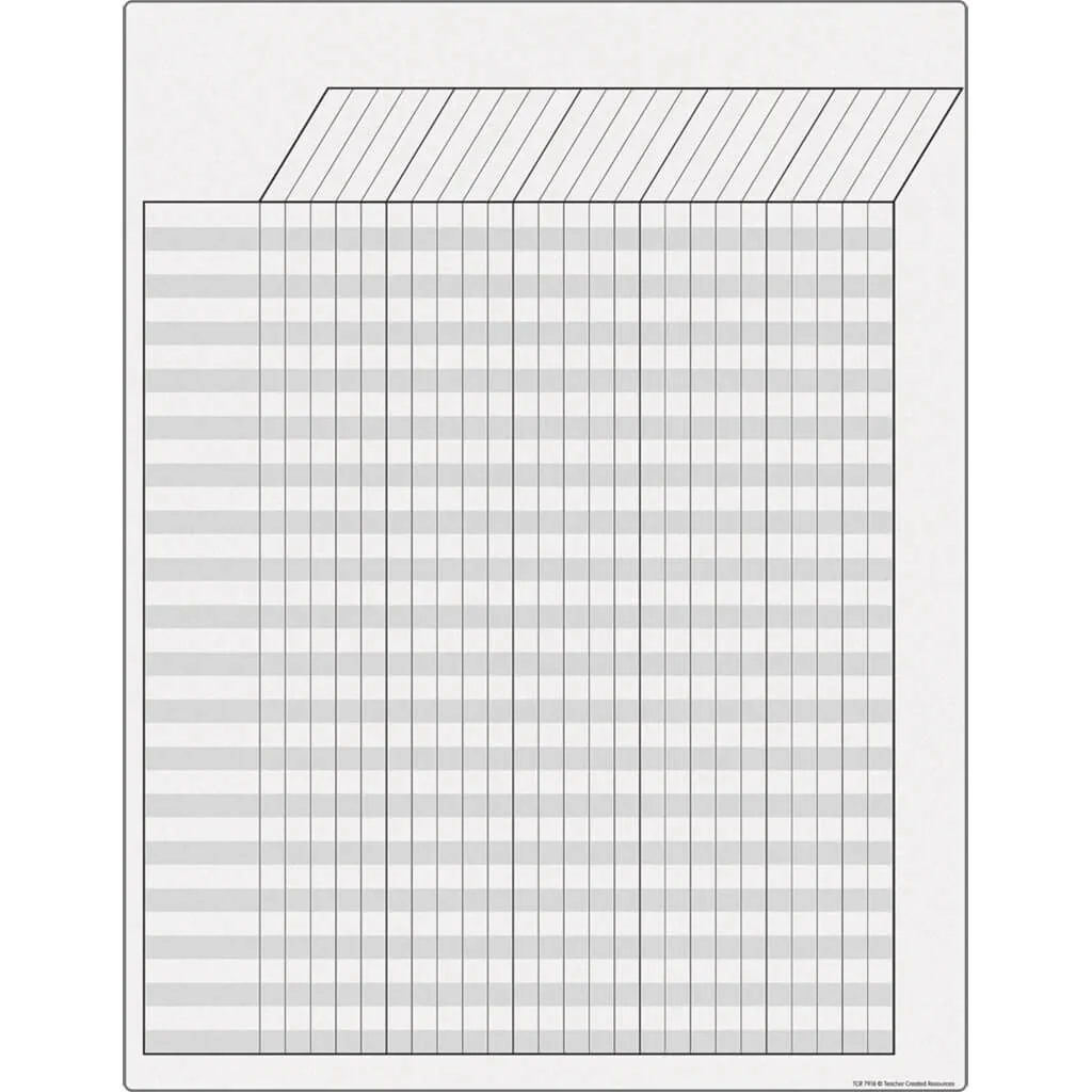 White Incentive Write-On/Wipe-Off Chart