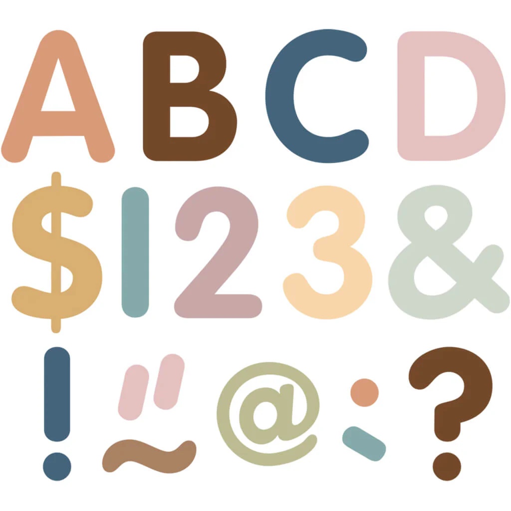 Everyone is Welcome 2" Classic Letters Uppercase Pack