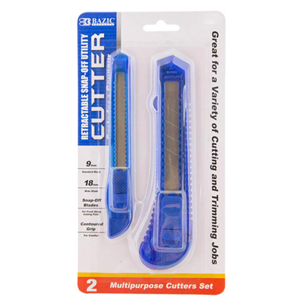 Bazic Jumbo & Mini Multipurpose Cutter 2pk - Image 2