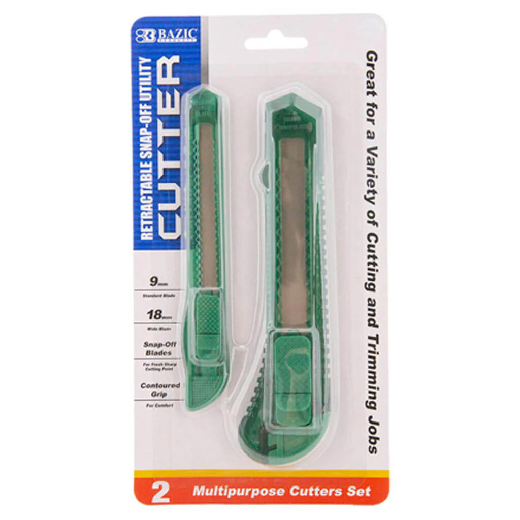 Bazic Jumbo & Mini Multipurpose Cutter 2pk - Image 3