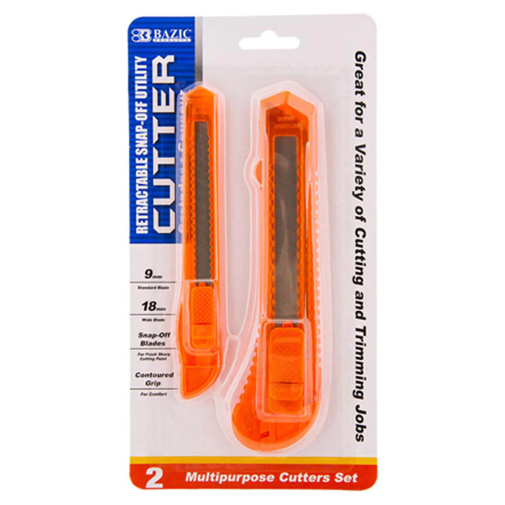 Bazic Jumbo & Mini Multipurpose Cutter 2pk - Image 4