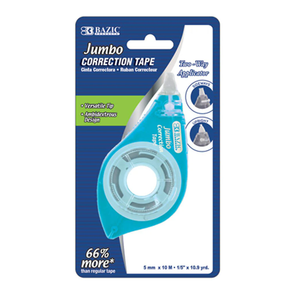 Jumbo Correction Tape with Two Way Applicator - Image 2