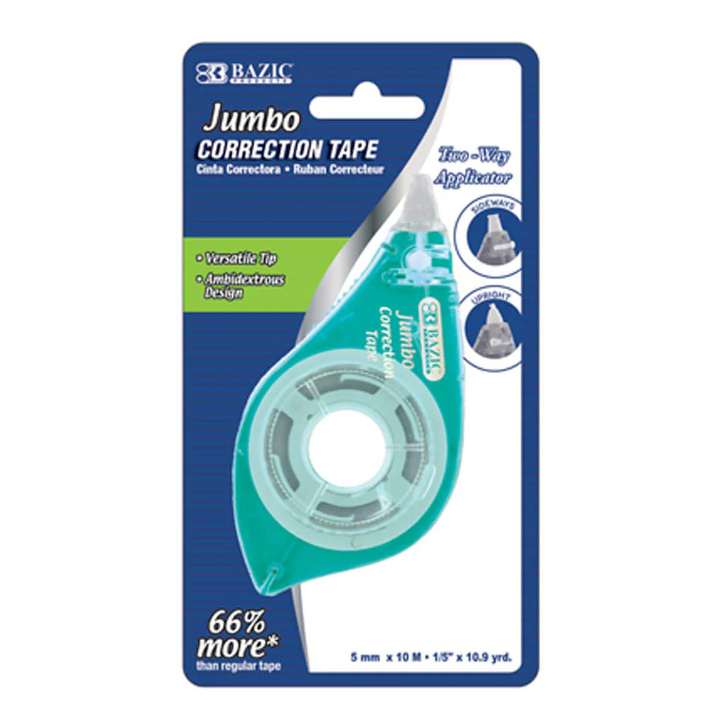 Jumbo Correction Tape with Two Way Applicator - Image 3