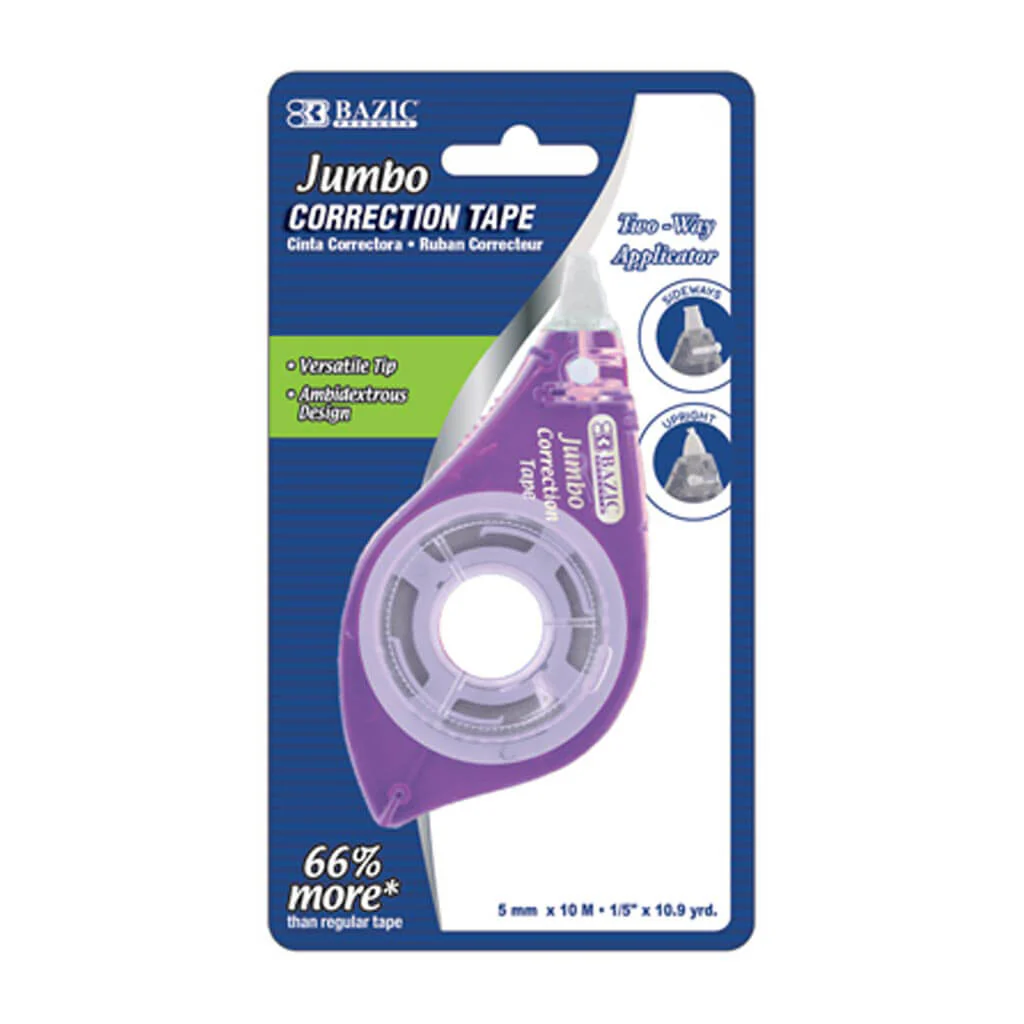Jumbo Correction Tape with Two Way Applicator - Image 5