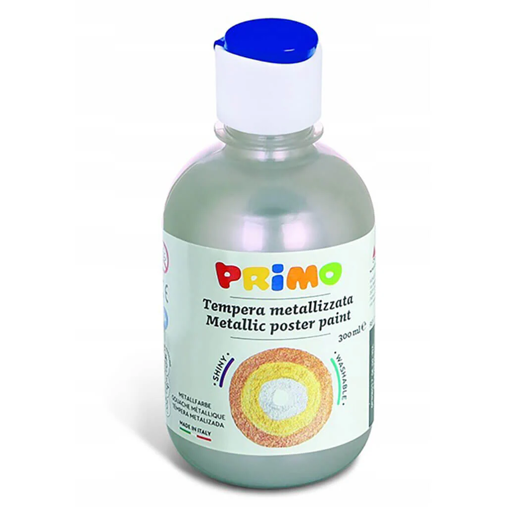 Primo Premium Tempera Paint 300ml, Metal - Image 3