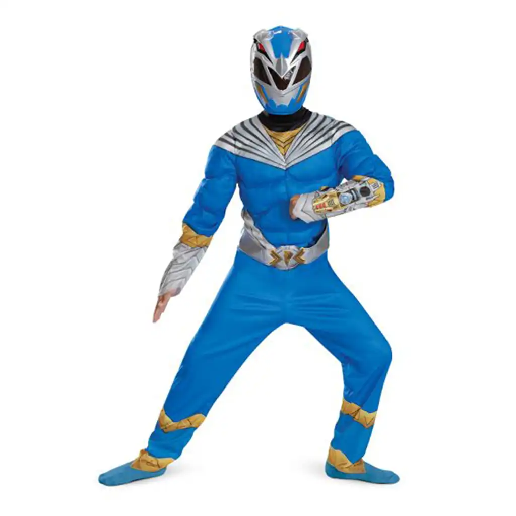 Blue Ranger Cosmic Fury Classic Muscle Costume - Image 3
