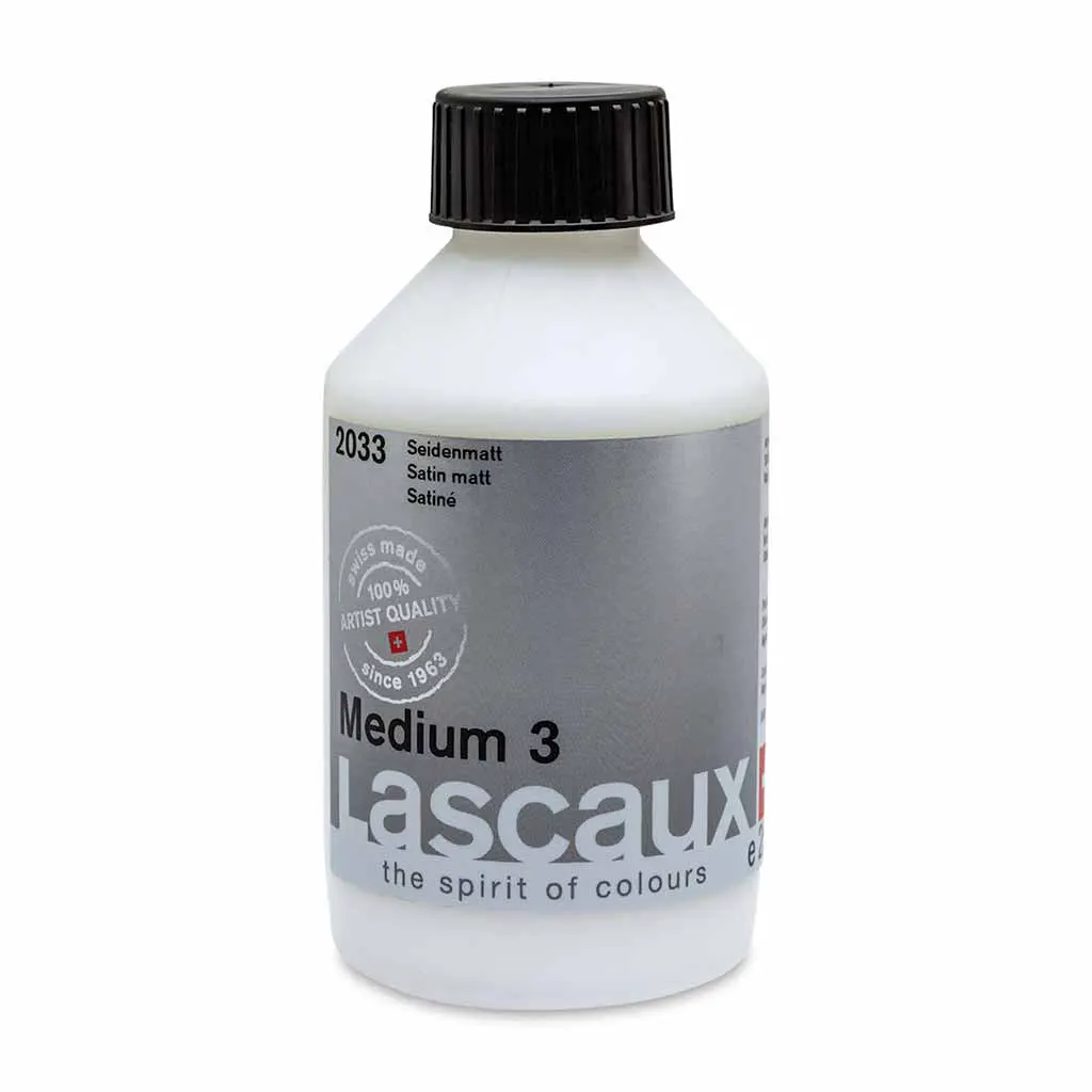 Mediums & Modeling Pastes, Medium 3 - Satin, 250ml Bottle