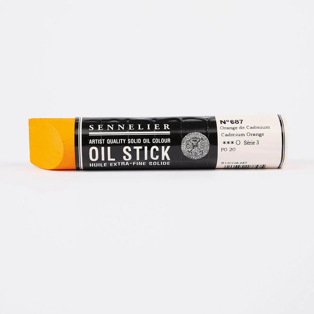 Sennelier Artist Oil Stick 96ml S3, Cadmium Orange