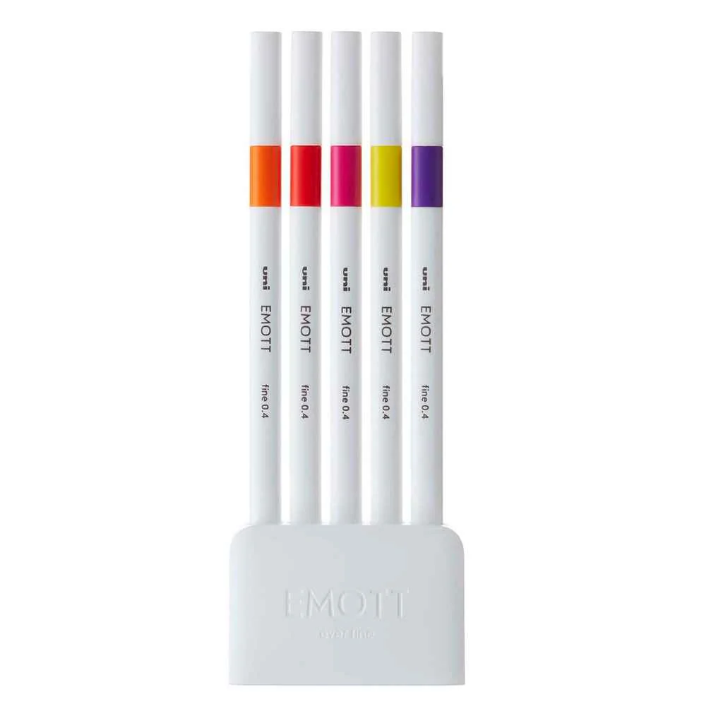 Emott 0.4mm Fine 5ct Set - Image 5