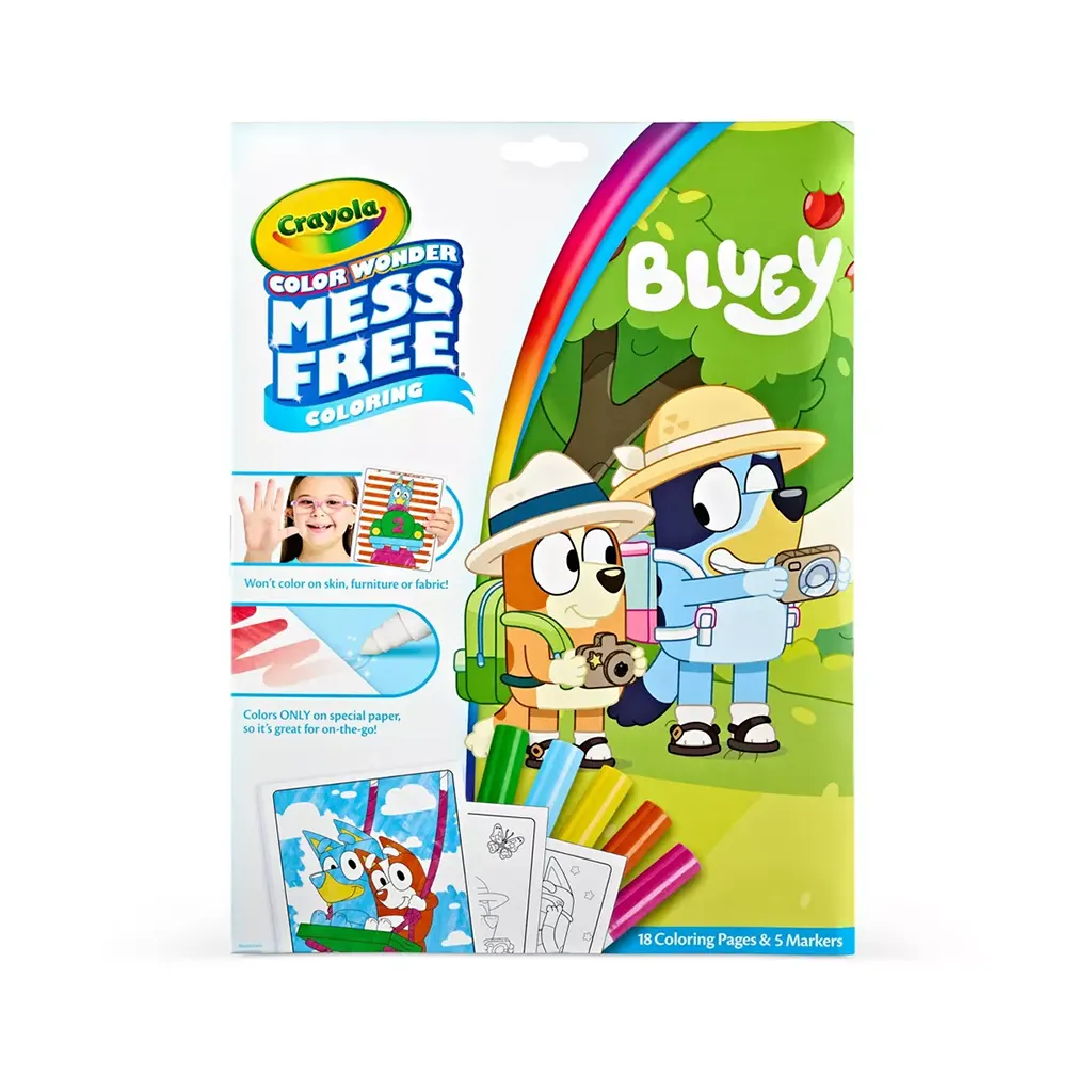 Color Wonder Coloring Pad & Markers, Bluey