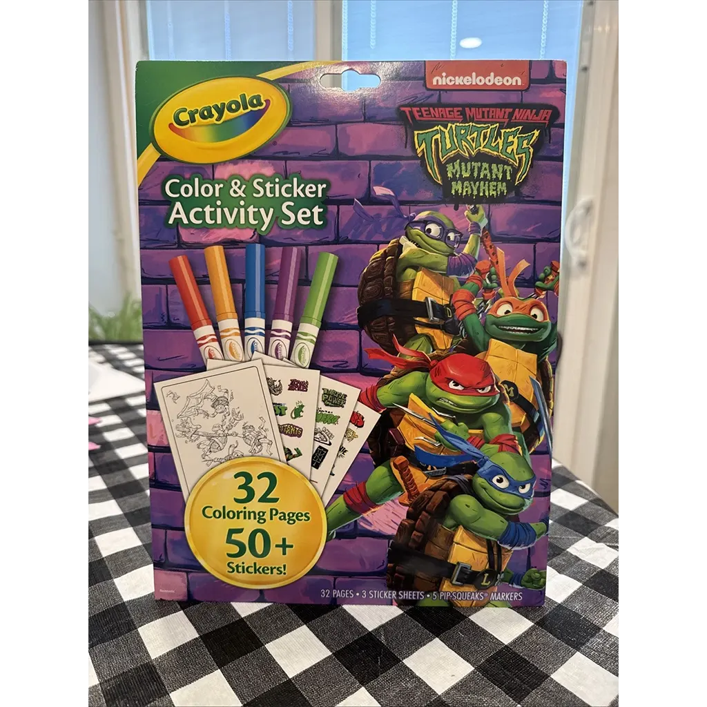 Color & Sticker Activity Set, Teenage Mutant Ninja Turtles