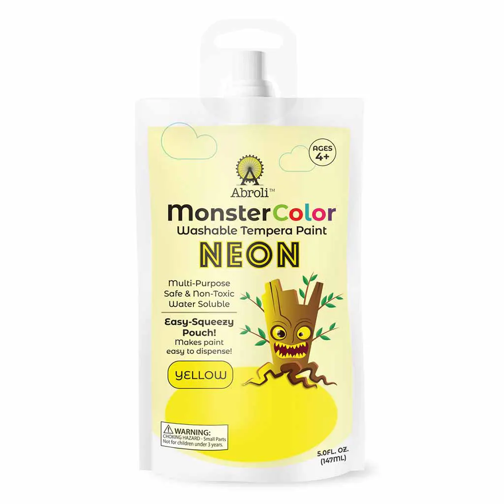 MonsterColor Washable Tempera Paint Pouches Neon - Image 7