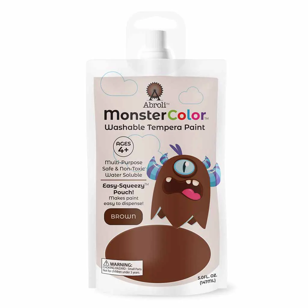 MonsterColor Washable Tempera Paint Pouches, Classic - Image 2