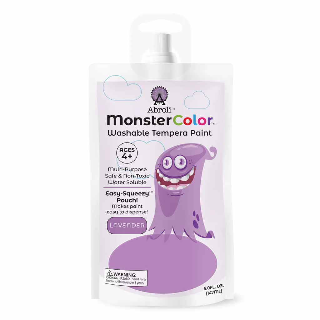 MonsterColor Washable Tempera Paint Pouches, Classic - Image 6