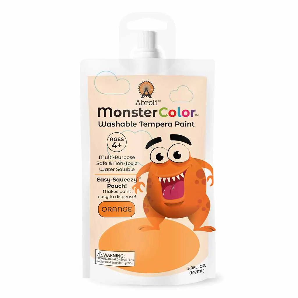 MonsterColor Washable Tempera Paint Pouches, Classic - Image 8