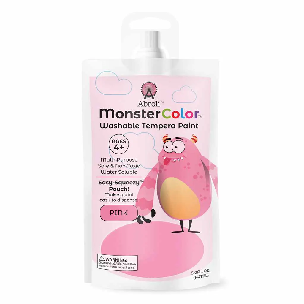 MonsterColor Washable Tempera Paint Pouches, Classic - Image 9