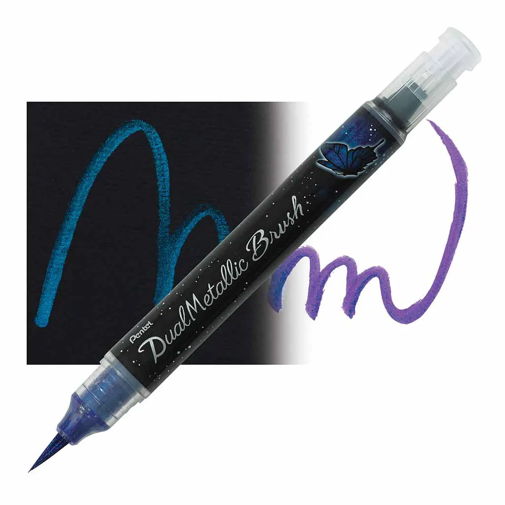 Dual Metallic Brush Pen - Image 8